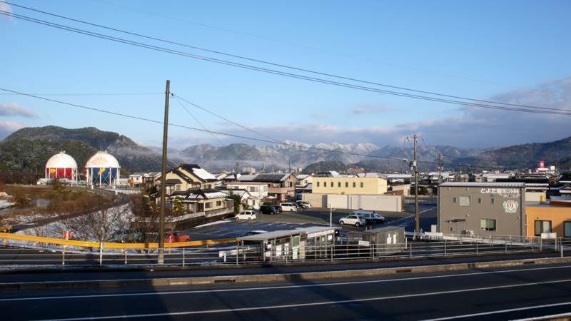 上棟③　現場からの風景