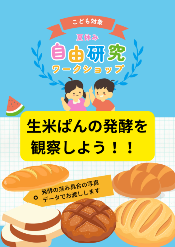 自由研究「生米ぱんの発酵」【若干空きあり】